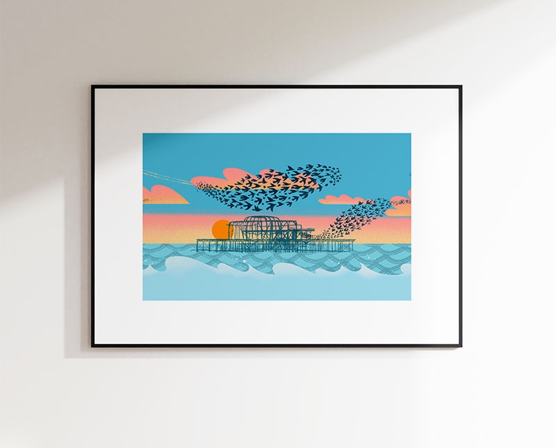 WEB A3 Hove frame mockup