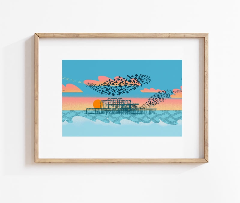 WEB A4 Hove frame mockup
