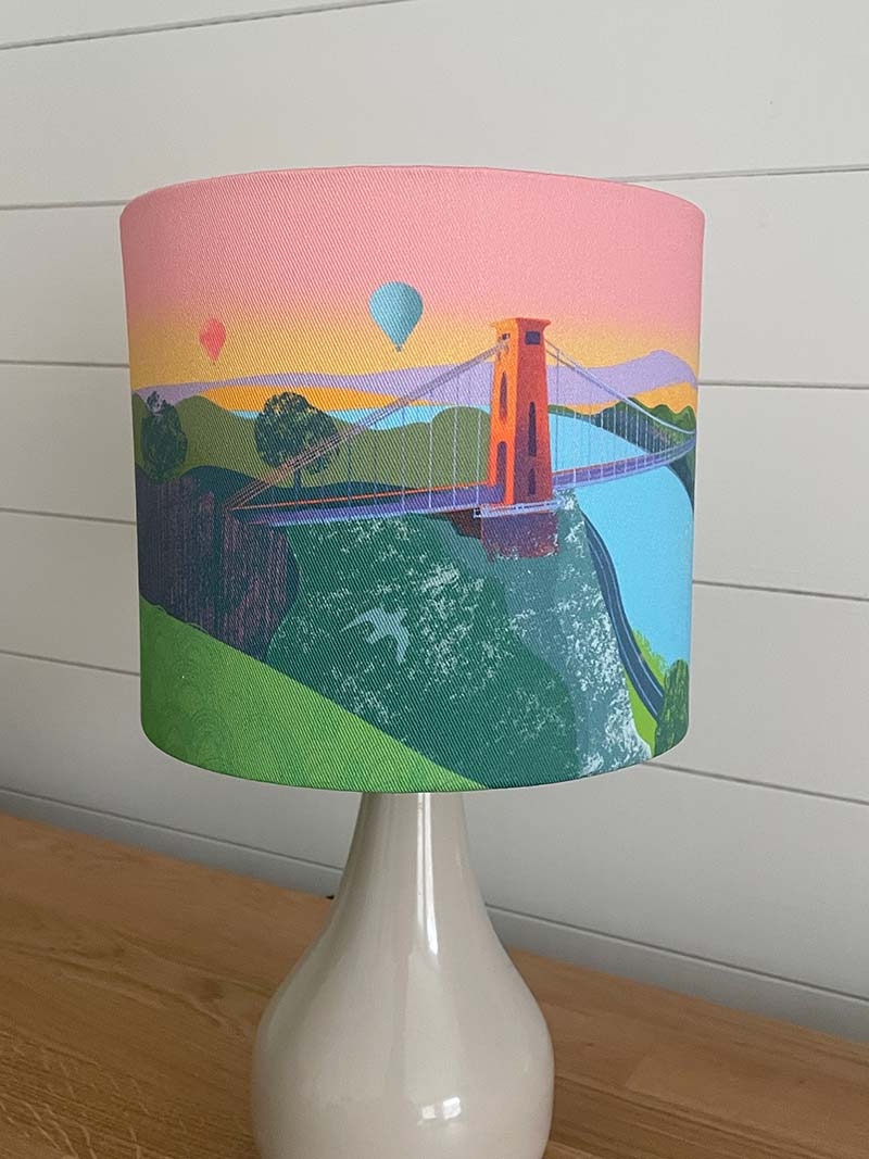20cm Bristol Suspension Bridge lampshade table standard lamp