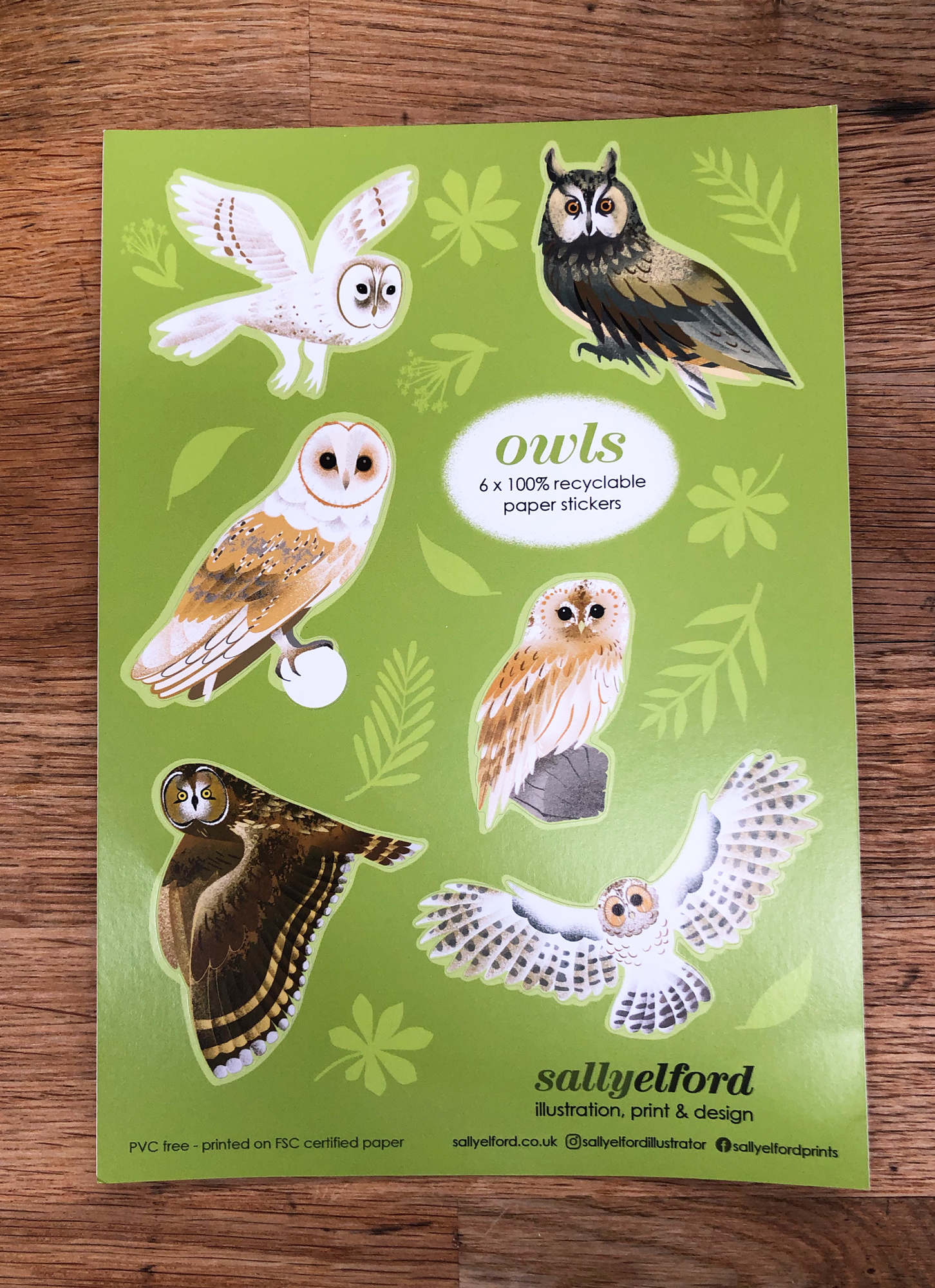 stickers owls1